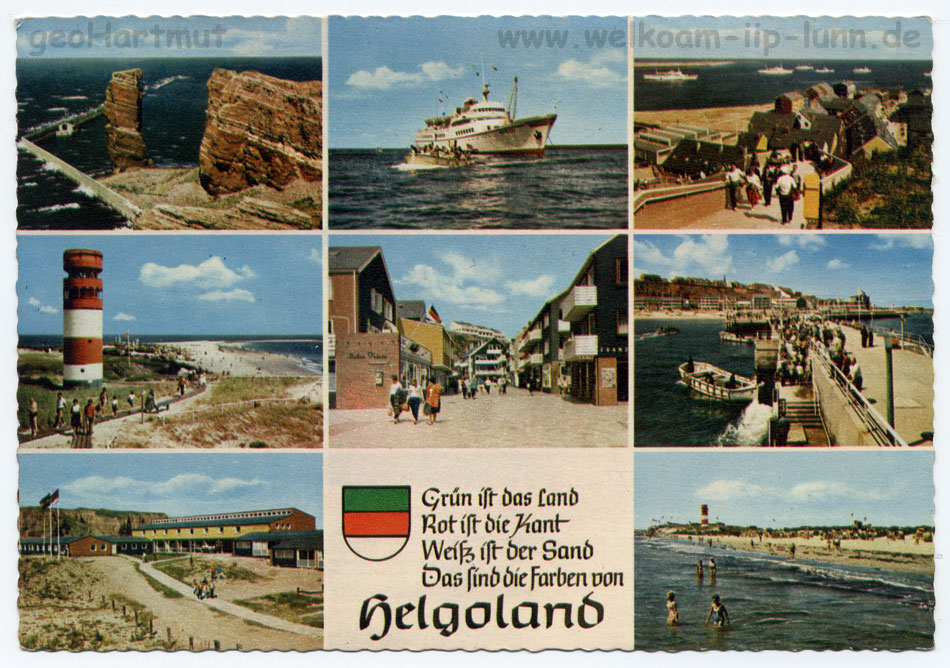 alte Helgolandpostkarte