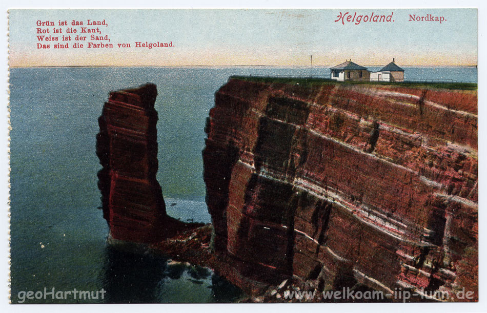 Helgolandpostkarte von 1910