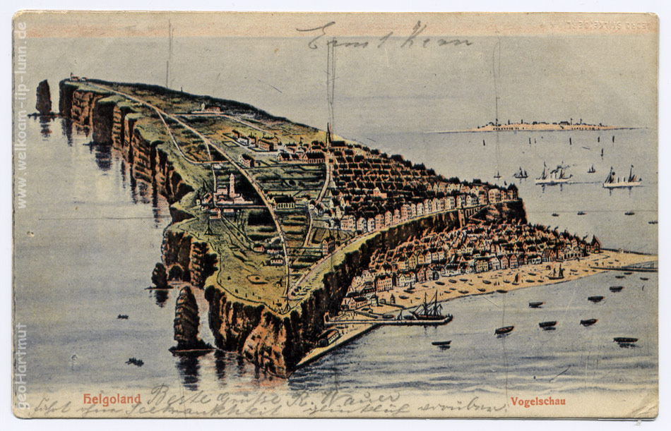 Helgolandpostkarte von 1905